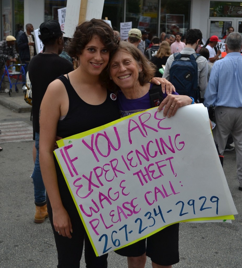 Rally for Fast Food Workers Rights May 2014